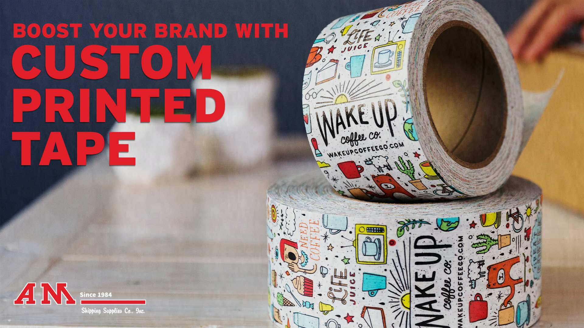 Boost Your Brand with Custom Printed Tape